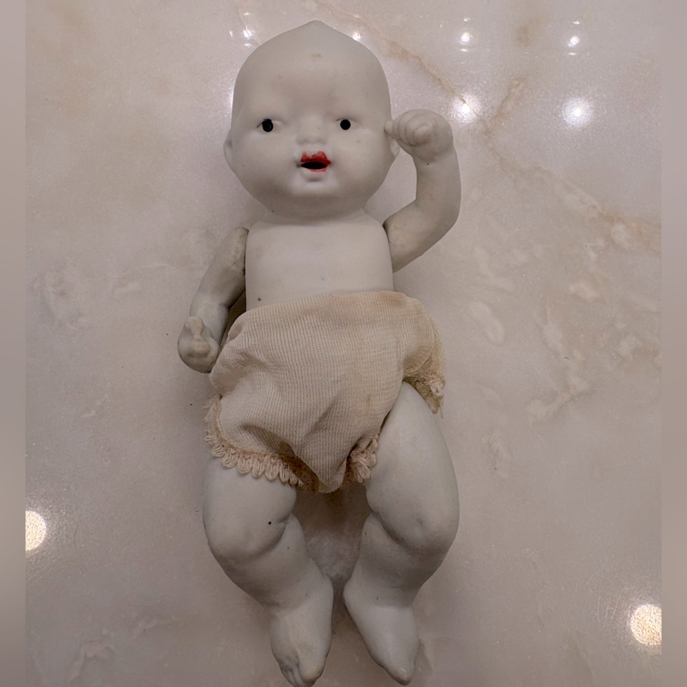 Vintage 7" Bisque Doll Made in Japan